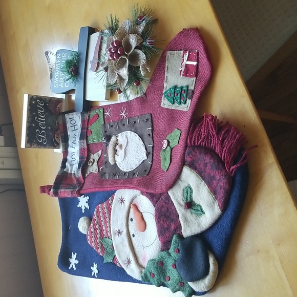 CHRISTMAS IN JULY Christmas Stockings & Decorations - Picture 1 of 10